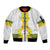 Enkutatash Ethiopia New Year Sleeve Zip Bomber Jacket Tilet Pattern With Adey Abeba Flowers LT05 - Wonder Print Shop