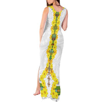 Enkutatash Ethiopia New Year Tank Maxi Dress Tilet Pattern With Adey Abeba Flowers LT05 - Wonder Print Shop