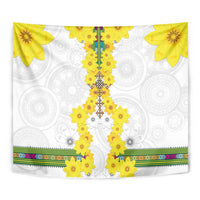Enkutatash Ethiopia New Year Tapestry Tilet Pattern With Adey Abeba Flowers LT05 - Wonder Print Shop