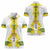 Enkutatash Ethiopia New Year Women Polo Shirt Tilet Pattern With Adey Abeba Flowers LT05 - Wonder Print Shop