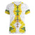 Enkutatash Ethiopia New Year Women V-Neck T-Shirt Tilet Pattern With Adey Abeba Flowers LT05 - Wonder Print Shop