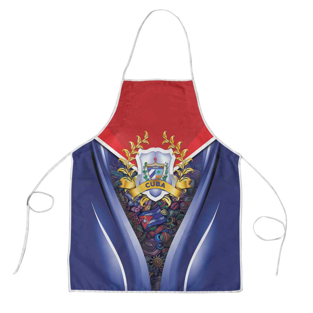 Cuba Apron 123 Years Of Independence - Wonder Print Shop