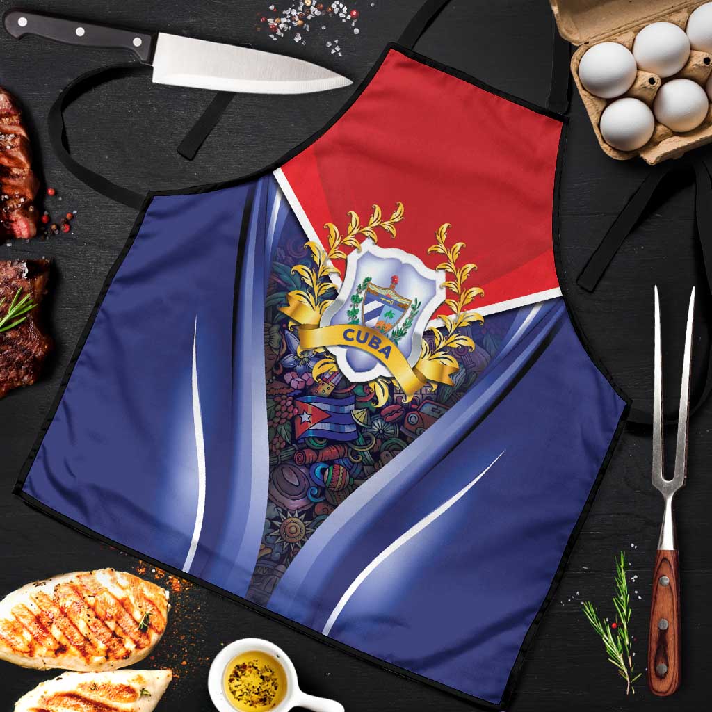 Cuba Apron 123 Years Of Independence - Wonder Print Shop