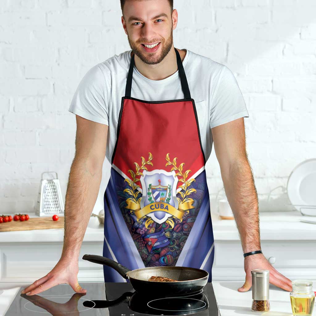 Cuba Apron 123 Years Of Independence - Wonder Print Shop