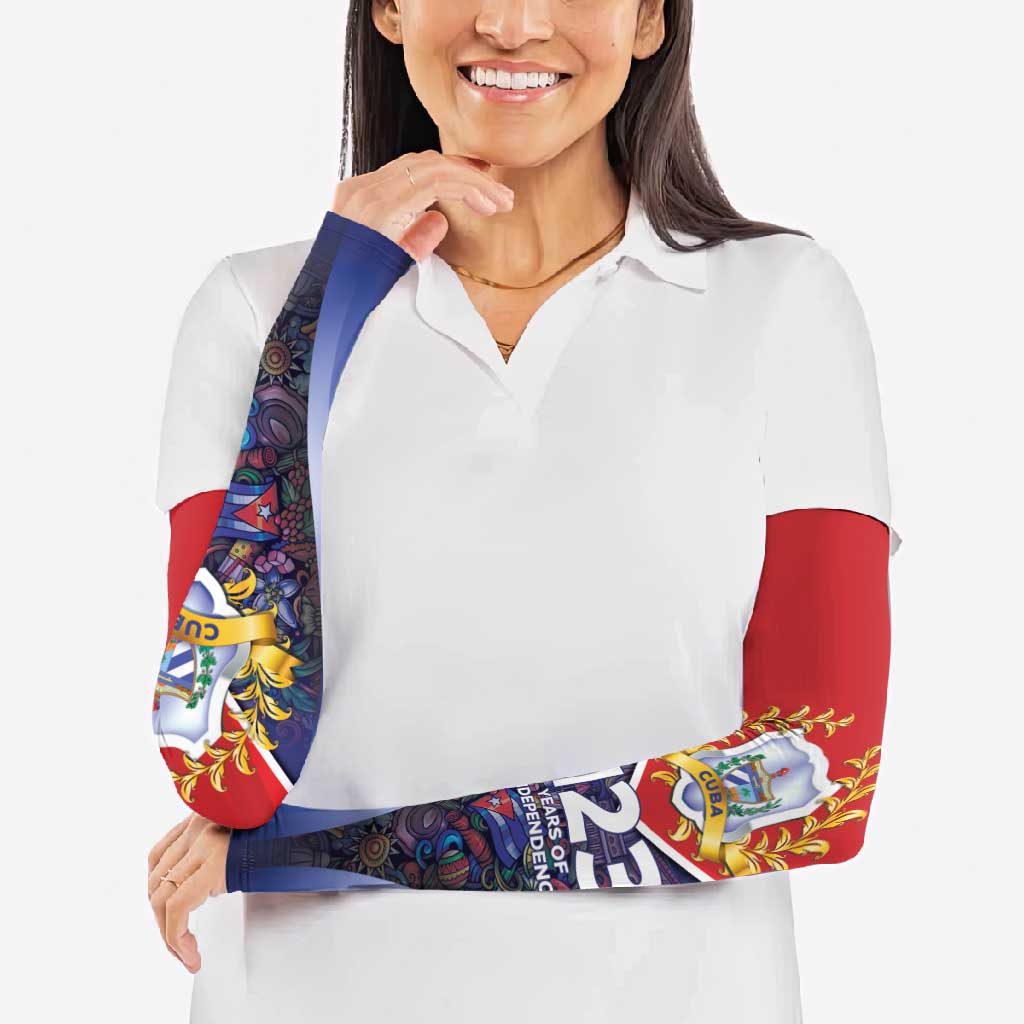 Cuba Arm Sleeves 123 Years Of Independence - Wonder Print Shop