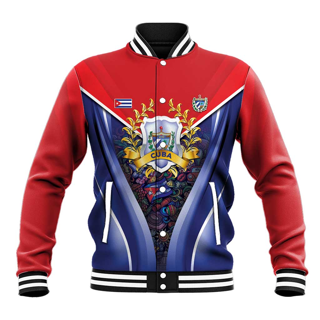 Cuba Baseball Jacket 123 Years Of Independence - Wonder Print Shop