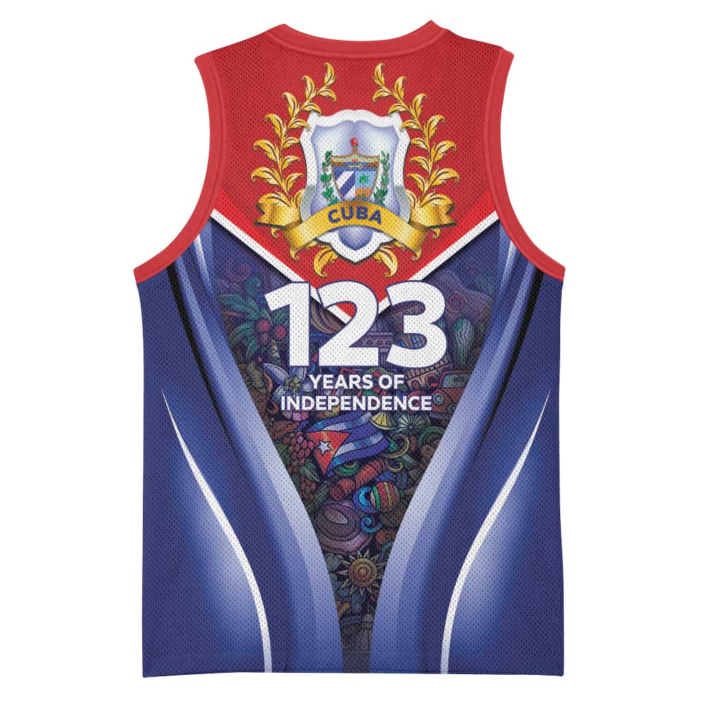 Cuba Basketball Jersey 123 Years Of Independence - Wonder Print Shop