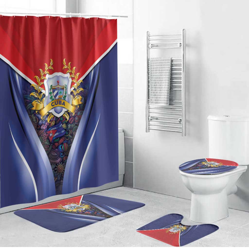 Cuba Bathroom Set 123 Years Of Independence - Wonder Print Shop