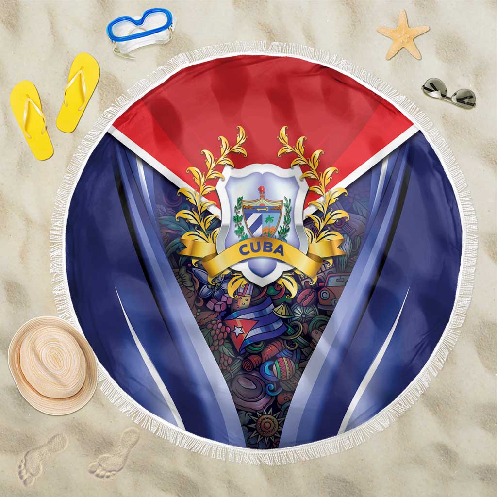 Cuba Beach Blanket 123 Years Of Independence - Wonder Print Shop