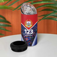 Cuba 4 in 1 Can Cooler Tumbler 123 Years Of Independence - Wonder Print Shop