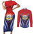 Cuba Couples Matching Short Sleeve Bodycon Dress and Long Sleeve Button Shirt 123 Years Of Independence - Wonder Print Shop