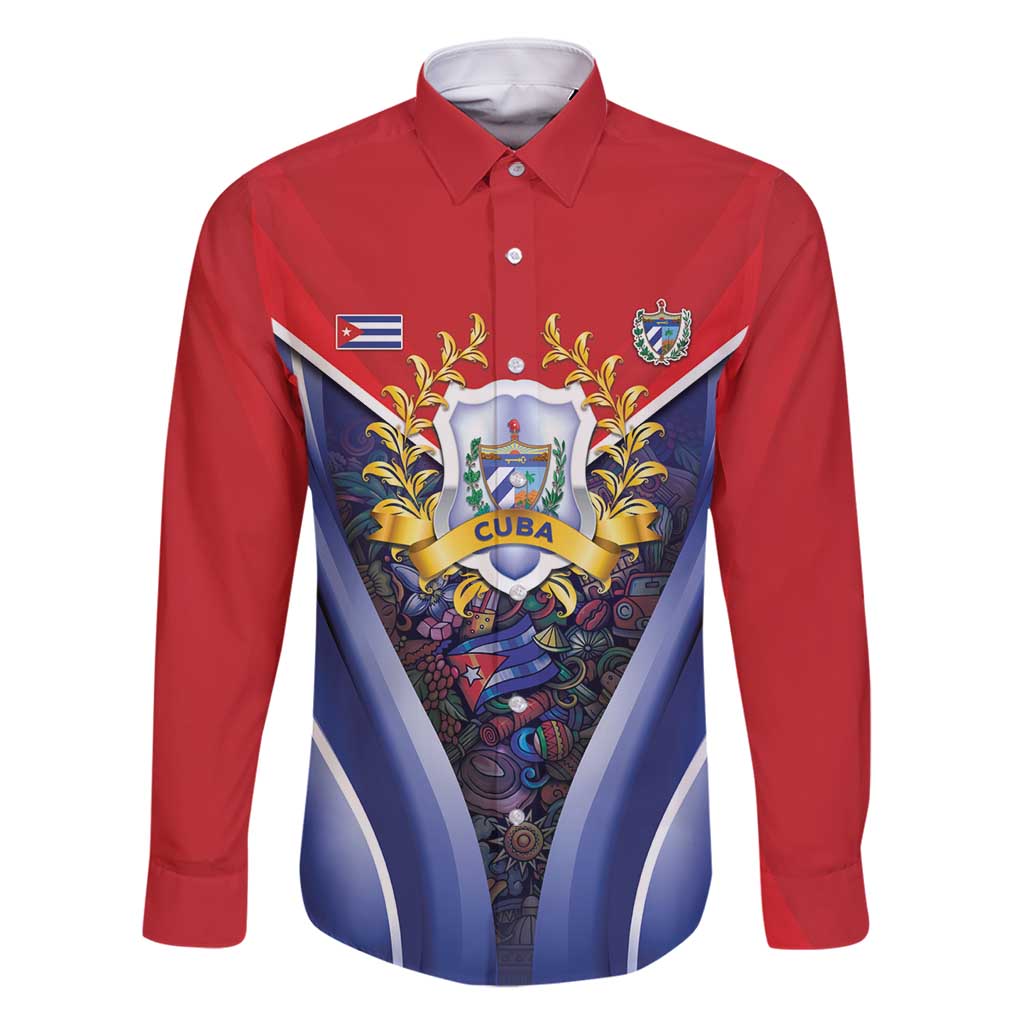 Cuba Family Matching Long Sleeve Bodycon Dress and Hawaiian Shirt 123 Years Of Independence - Wonder Print Shop