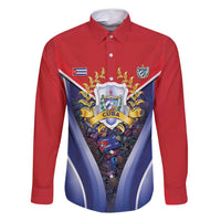 Cuba Family Matching Long Sleeve Bodycon Dress and Hawaiian Shirt 123 Years Of Independence - Wonder Print Shop