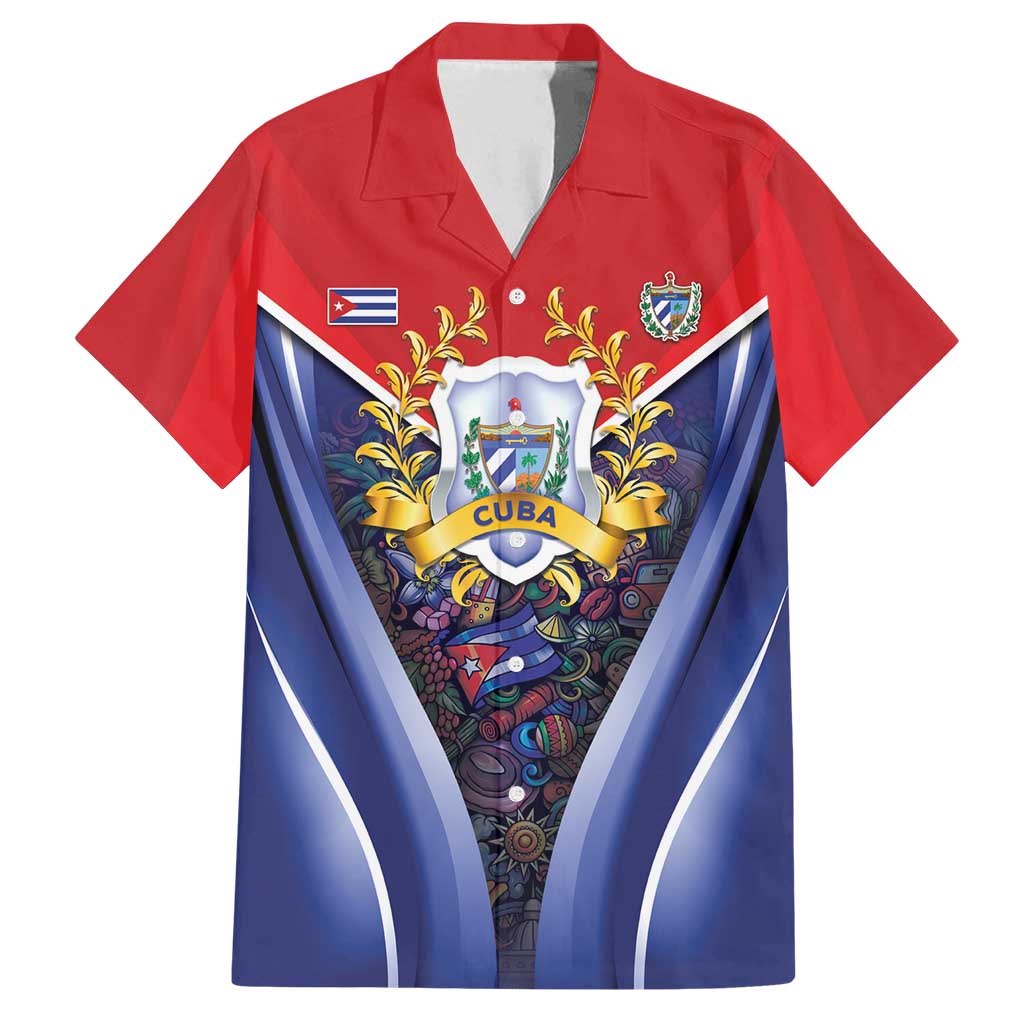 Cuba Family Matching Off Shoulder Maxi Dress and Hawaiian Shirt 123 Years Of Independence - Wonder Print Shop