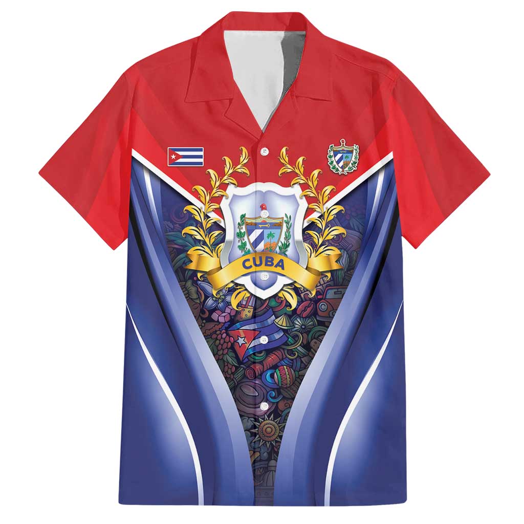 Cuba Family Matching Short Sleeve Bodycon Dress and Hawaiian Shirt 123 Years Of Independence - Wonder Print Shop