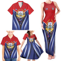 Cuba Family Matching Tank Maxi Dress and Hawaiian Shirt 123 Years Of Independence - Wonder Print Shop
