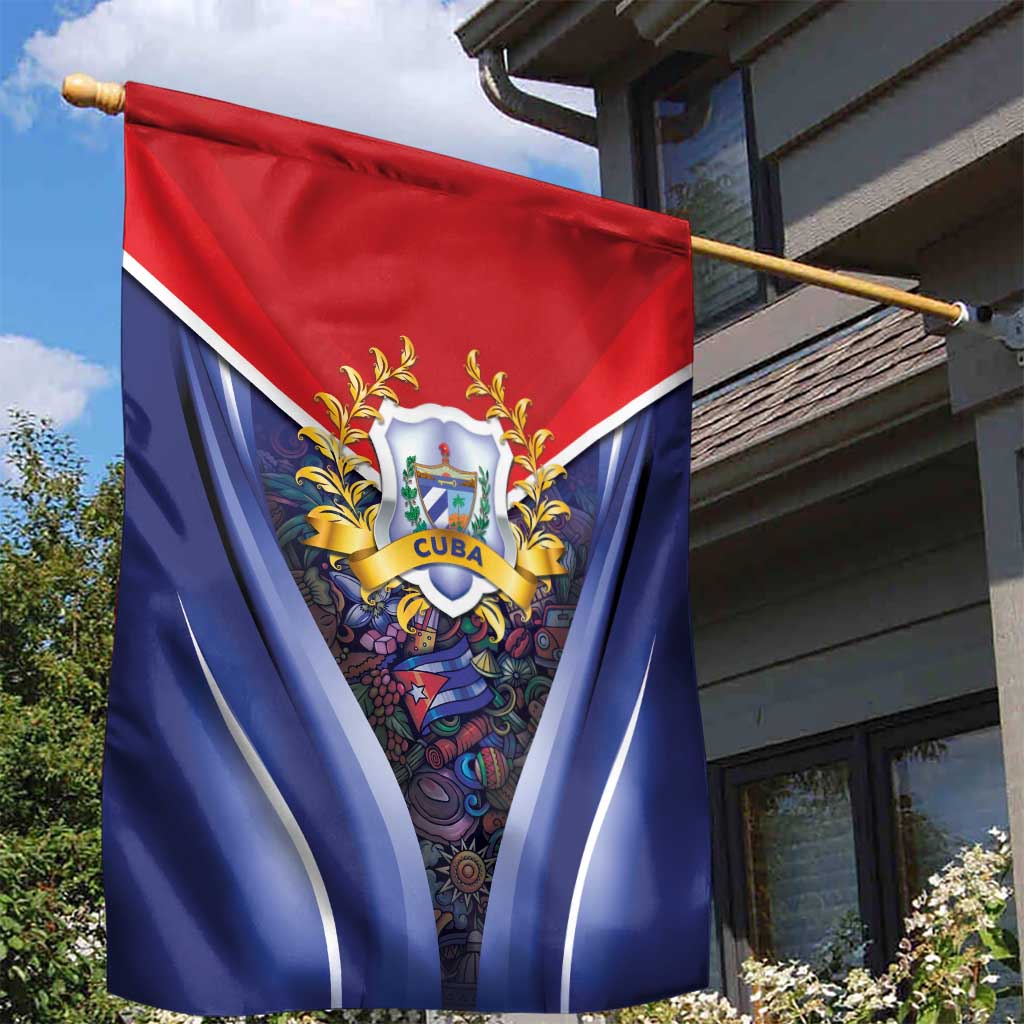 Cuba Garden Flag 123 Years Of Independence - Wonder Print Shop
