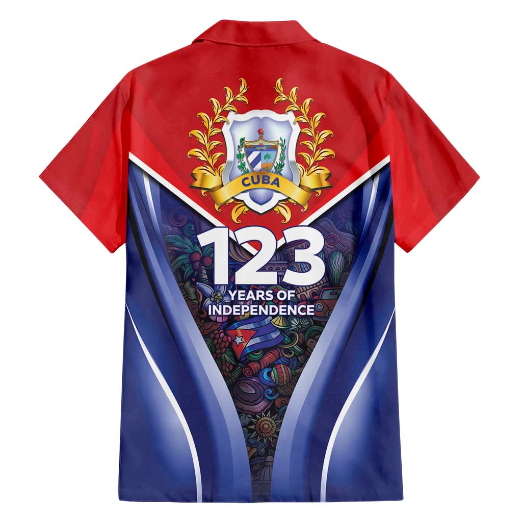 Cuba Hawaiian Shirt 123 Years Of Independence - Wonder Print Shop
