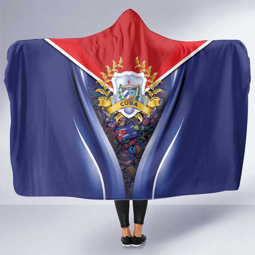 Cuba Hooded Blanket 123 Years Of Independence - Wonder Print Shop