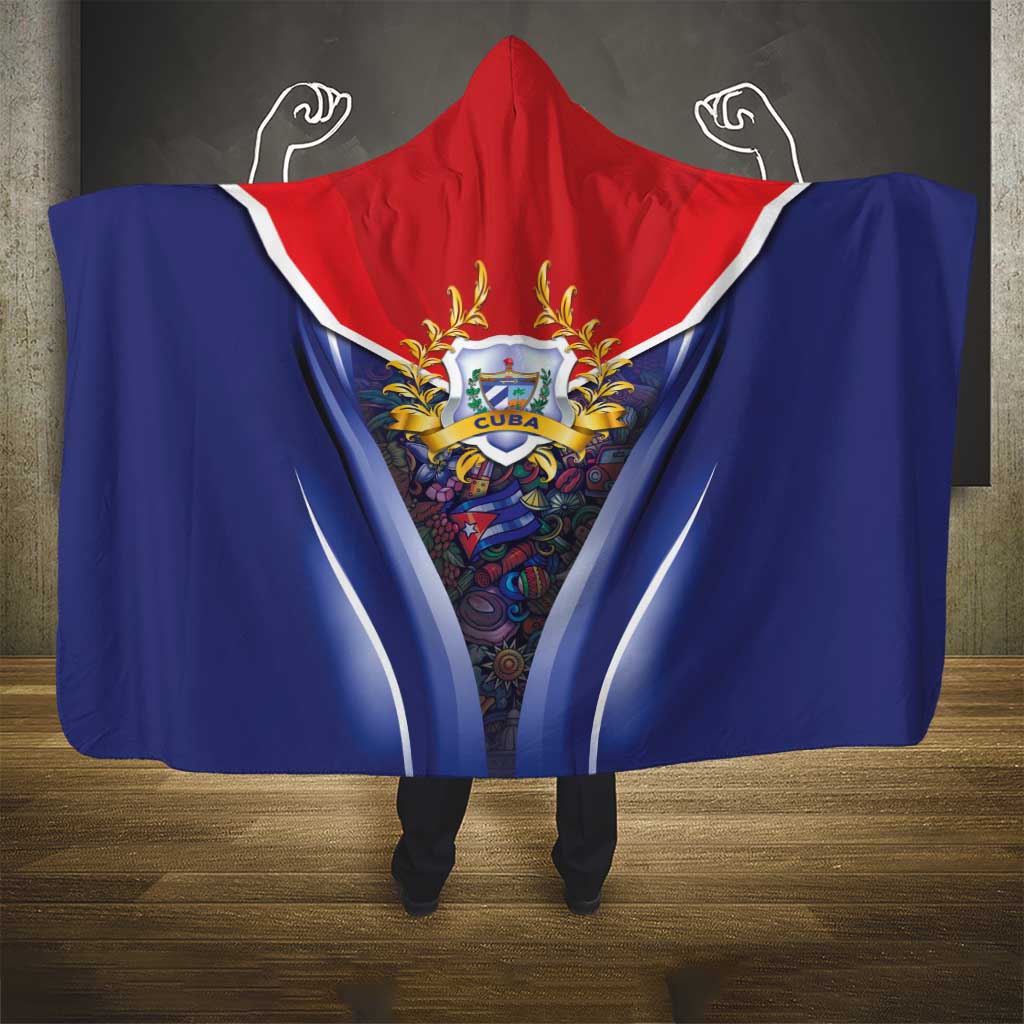 Cuba Hooded Blanket 123 Years Of Independence - Wonder Print Shop