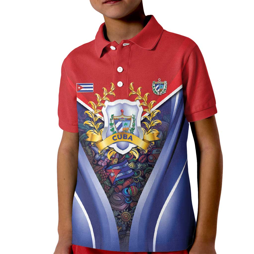 Cuba Kid Polo Shirt 123 Years Of Independence - Wonder Print Shop