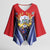 Cuba Kimono Sleeve Blouse 123 Years Of Independence - Wonder Print Shop