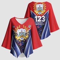 Cuba Kimono Sleeve Blouse 123 Years Of Independence - Wonder Print Shop
