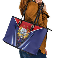 Cuba Leather Tote Bag 123 Years Of Independence - Wonder Print Shop