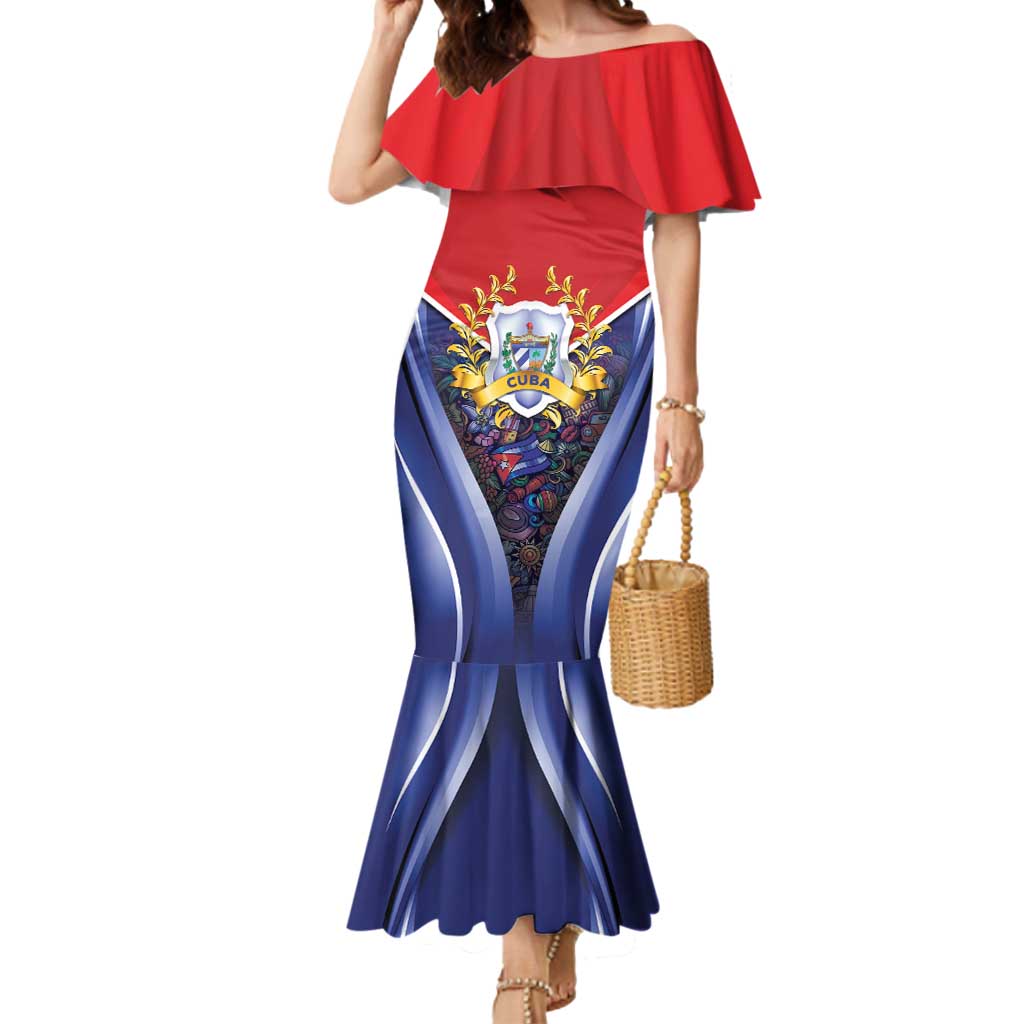 Cuba Mermaid Dress 123 Years Of Independence - Wonder Print Shop