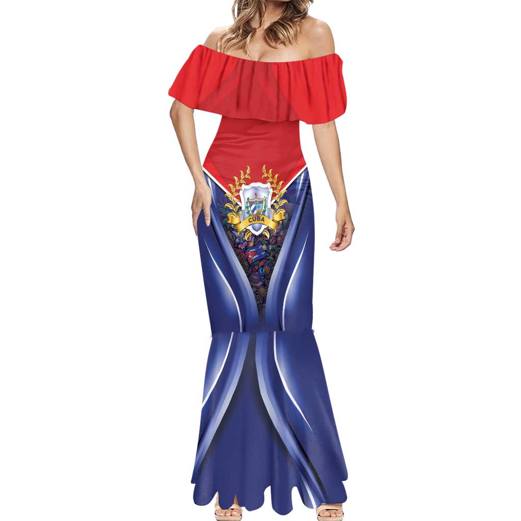 Cuba Mermaid Dress 123 Years Of Independence - Wonder Print Shop