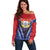 Cuba Off Shoulder Sweater 123 Years Of Independence - Wonder Print Shop