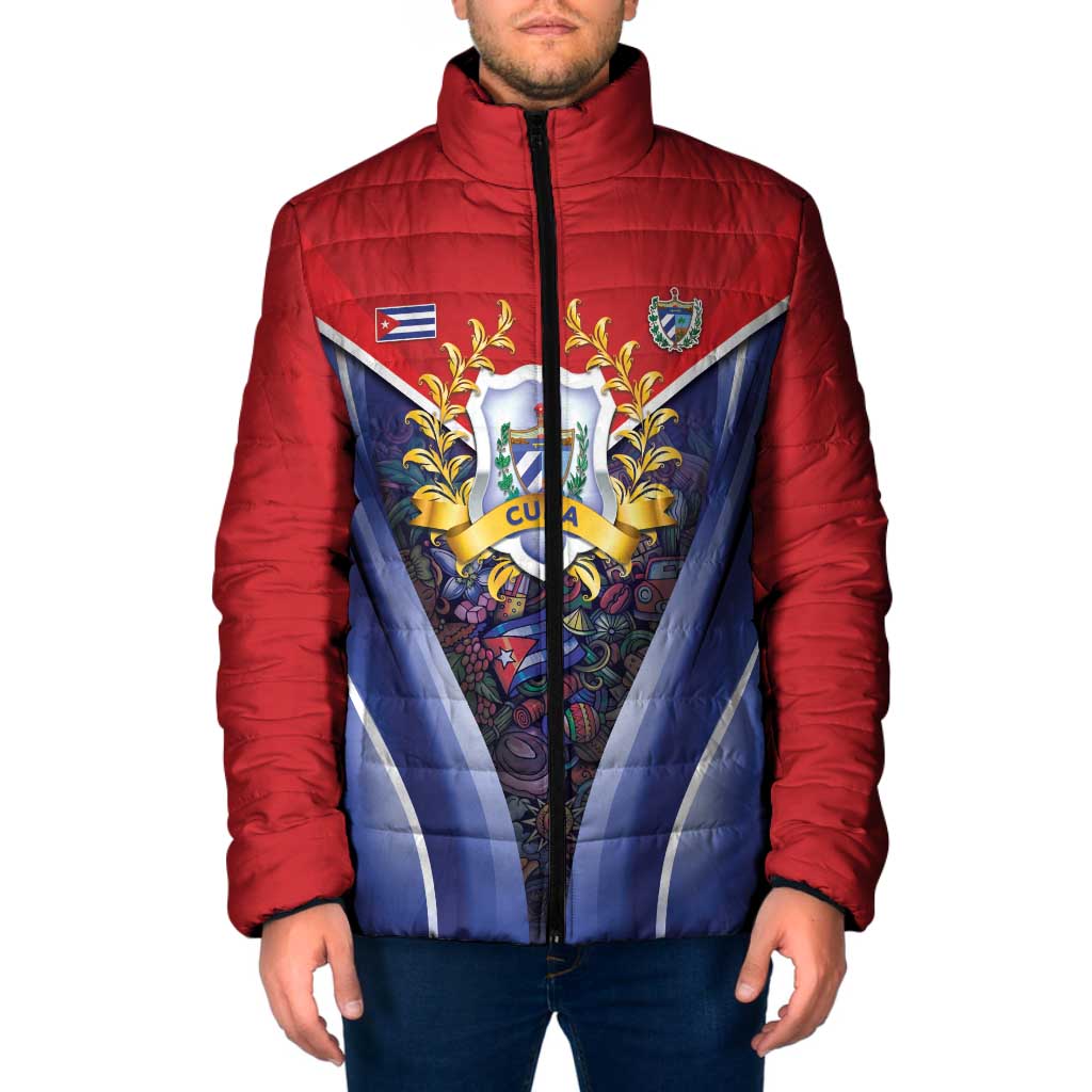 Cuba Padded Jacket 123 Years Of Independence - Wonder Print Shop