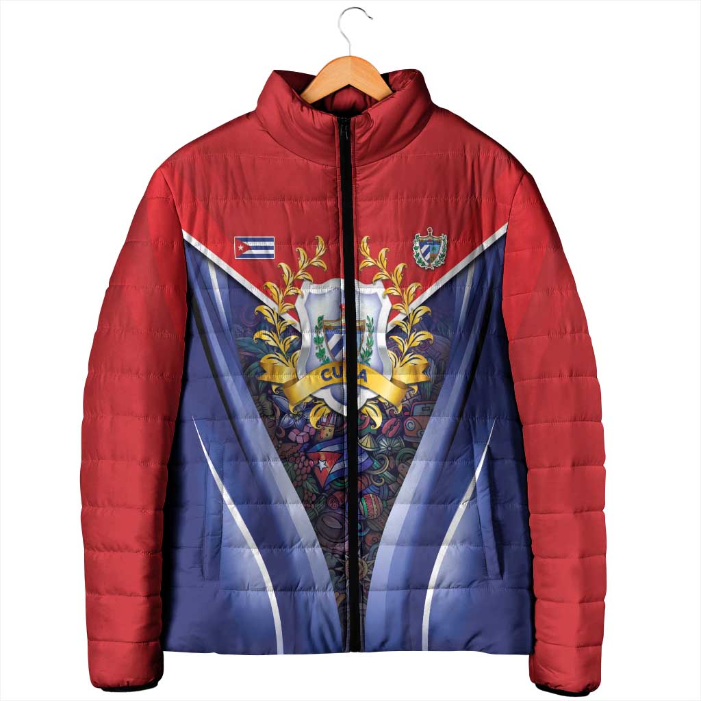 Cuba Padded Jacket 123 Years Of Independence - Wonder Print Shop