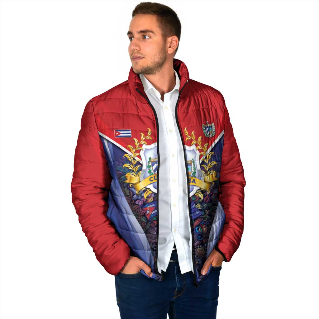 Cuba Padded Jacket 123 Years Of Independence - Wonder Print Shop