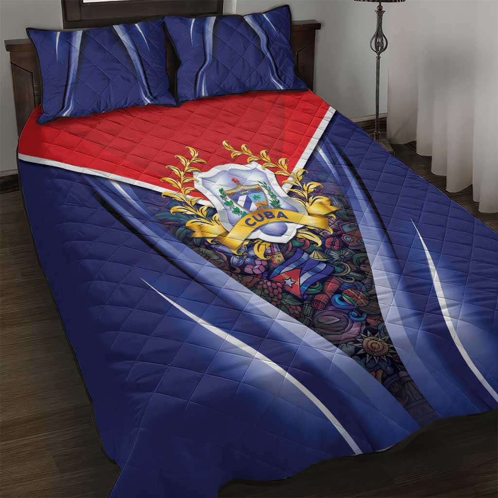 Cuba Quilt Bed Set 123 Years Of Independence - Wonder Print Shop
