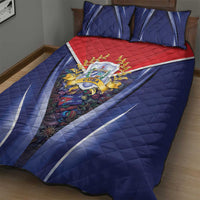 Cuba Quilt Bed Set 123 Years Of Independence - Wonder Print Shop