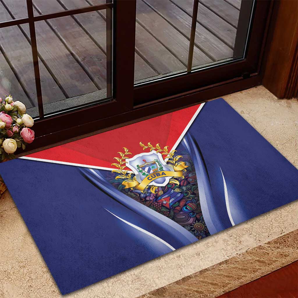 Cuba Rubber Doormat 123 Years Of Independence - Wonder Print Shop