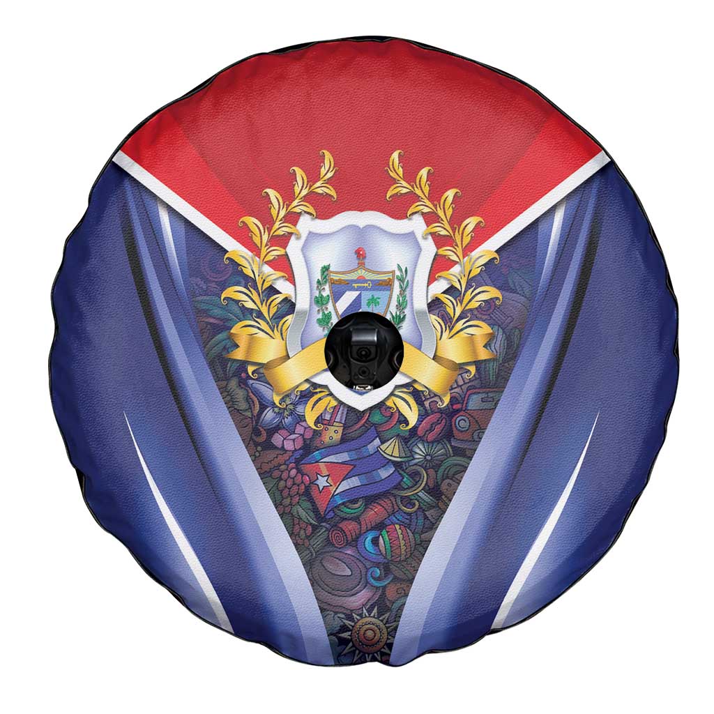 Cuba Spare Tire Cover 123 Years Of Independence - Wonder Print Shop