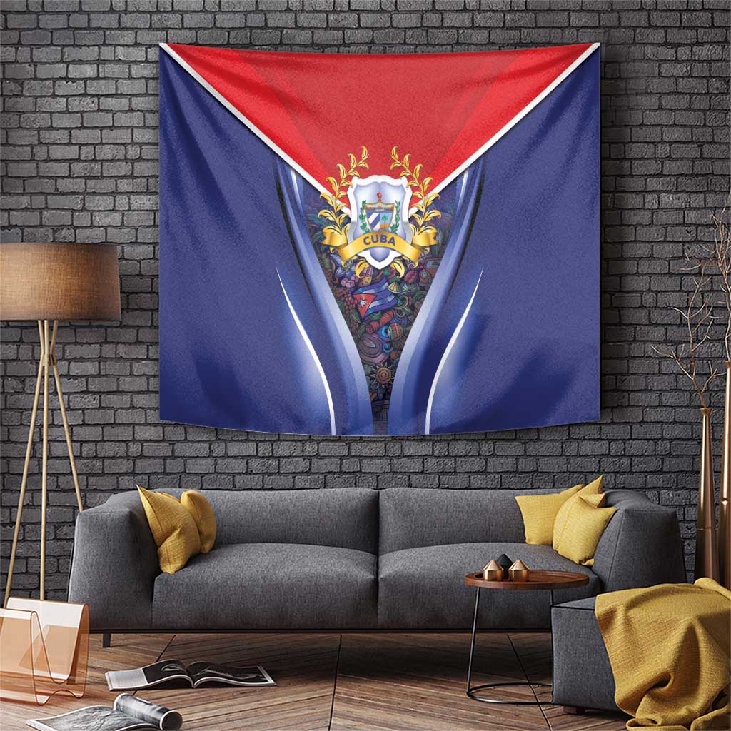 Cuba Tapestry 123 Years Of Independence - Wonder Print Shop