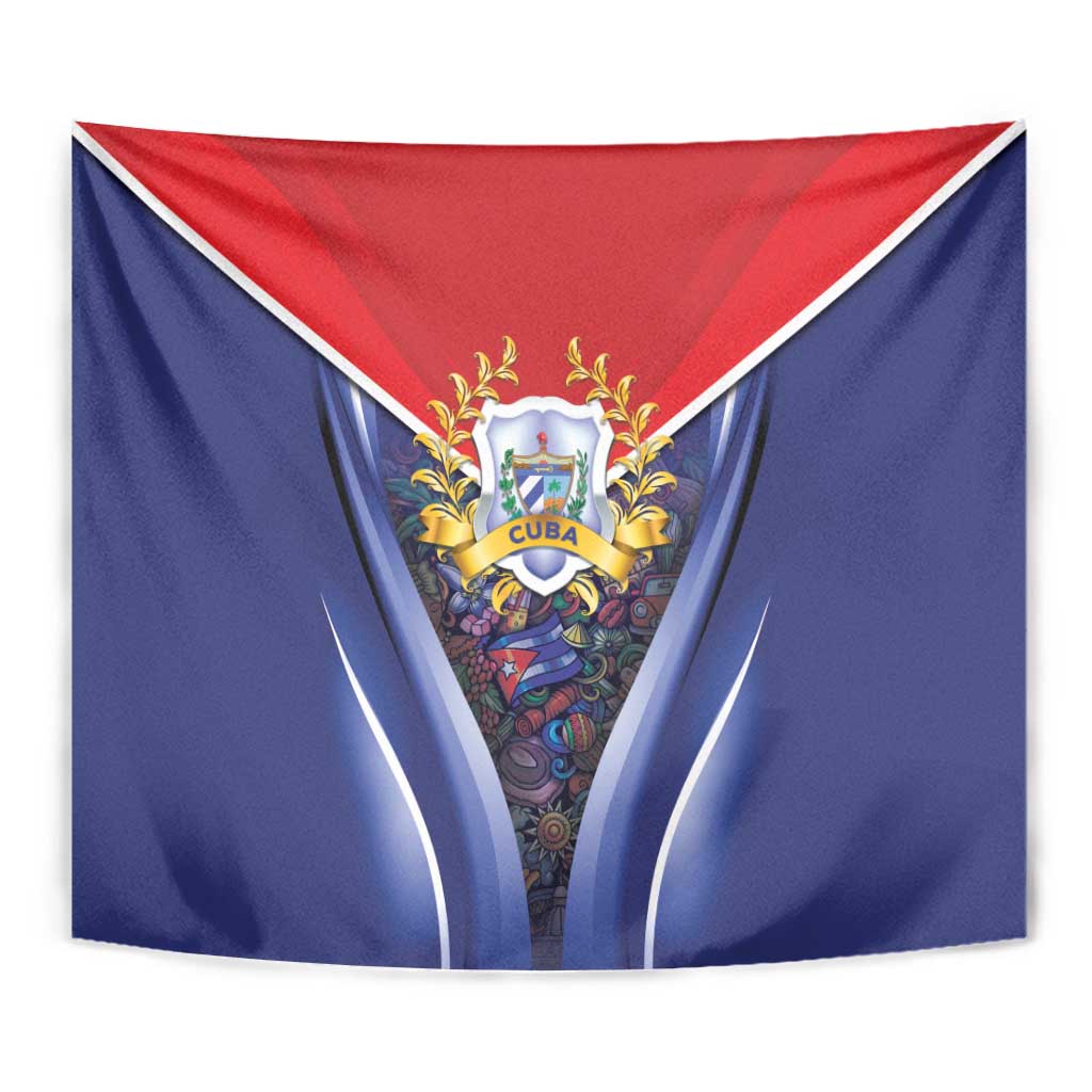 Cuba Tapestry 123 Years Of Independence - Wonder Print Shop