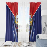 Cuba Window Curtain 123 Years Of Independence - Wonder Print Shop
