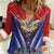 Cuba Women Casual Shirt 123 Years Of Independence - Wonder Print Shop