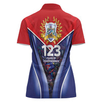 Cuba Women Polo Shirt 123 Years Of Independence - Wonder Print Shop