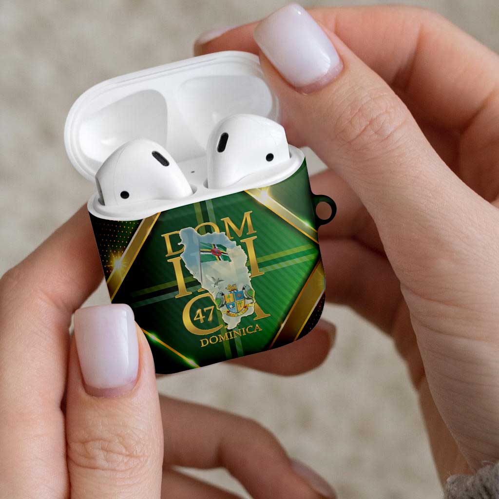 Dominica Independence Day AirPods Case 47 Years Of Freedom - Wonder Print Shop