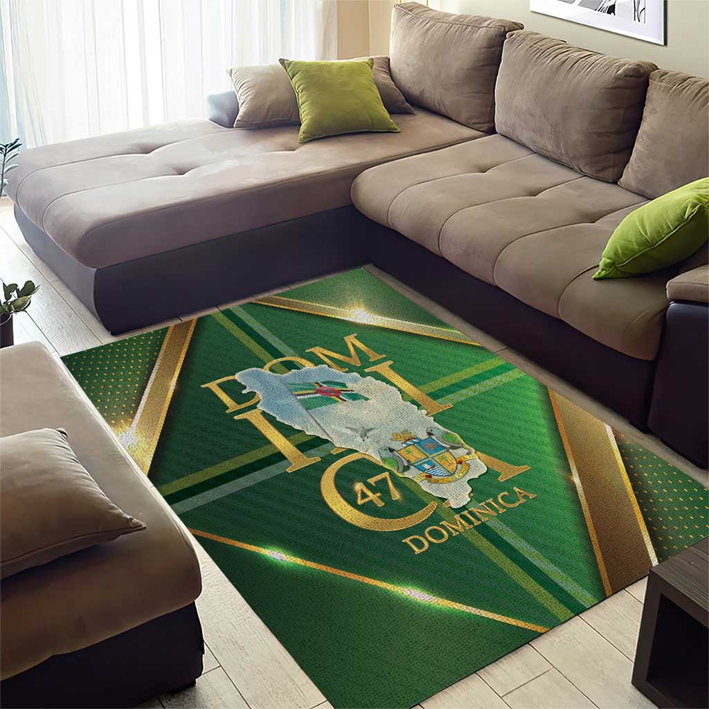 Dominica Independence Day Area Rug 47 Years Of Freedom - Wonder Print Shop