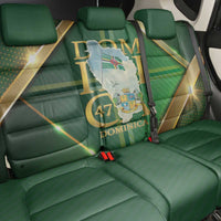 Dominica Independence Day Back Car Seat Cover 47 Years Of Freedom - Wonder Print Shop