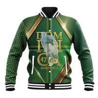Dominica Independence Day Baseball Jacket 47 Years Of Freedom - Wonder Print Shop