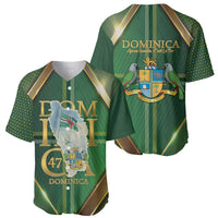 Dominica Independence Day Baseball Jersey 47 Years Of Freedom - Wonder Print Shop