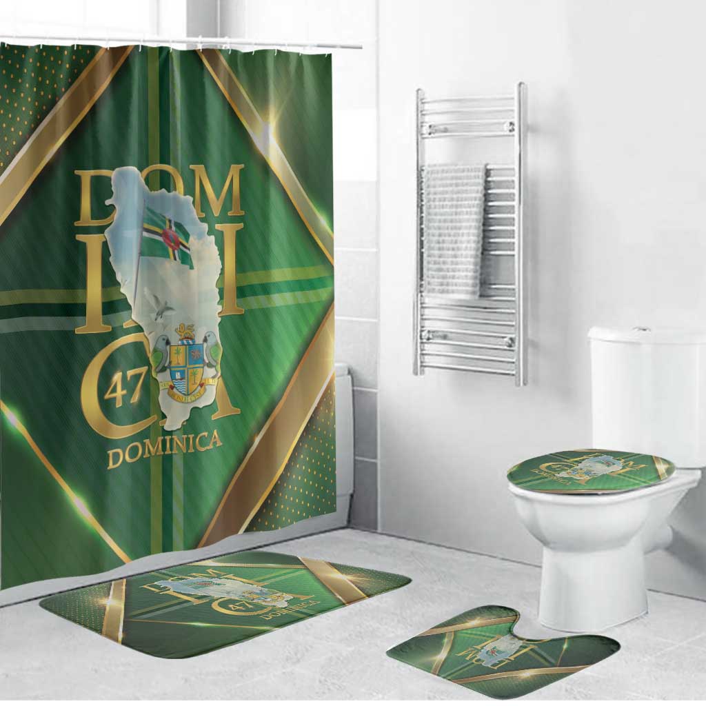 Dominica Independence Day Bathroom Set 47 Years Of Freedom - Wonder Print Shop