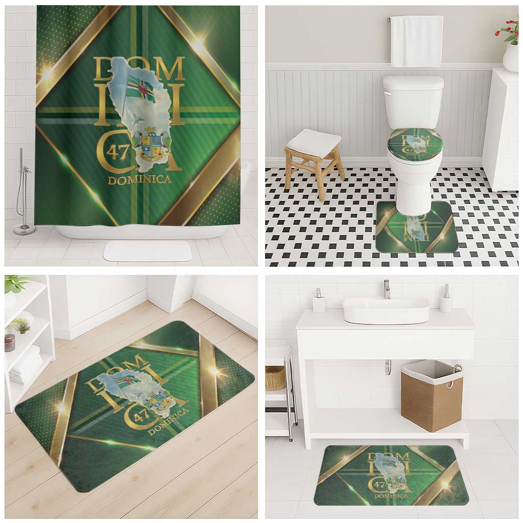 Dominica Independence Day Bathroom Set 47 Years Of Freedom - Wonder Print Shop